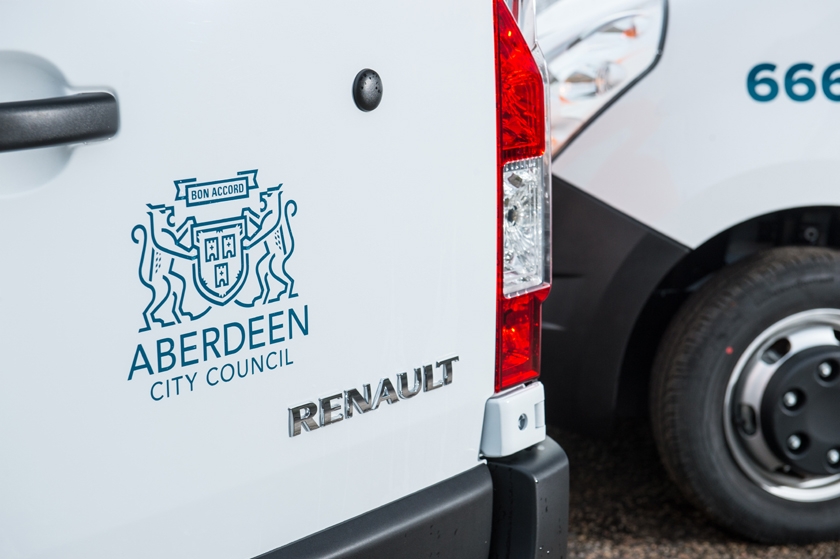 Aberdeen City Council adds over 200 Renault Pro+ Vehicles to its Award-Winning Fleet Operation