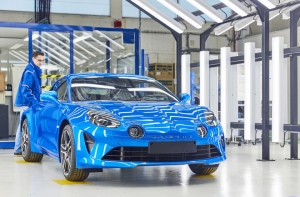 Groupe Renault inaugurates new Alpine A110 production line in Dieppe, France