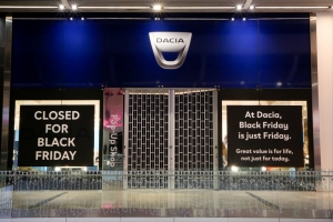 Dacia closes Westfield pop-up for Black Friday