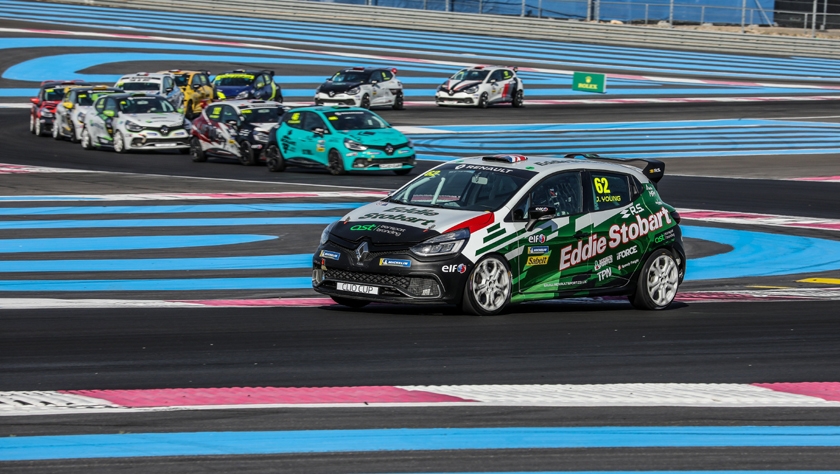 Jack Young dominates the Clio Cup Open at Circuit Paul Ricard