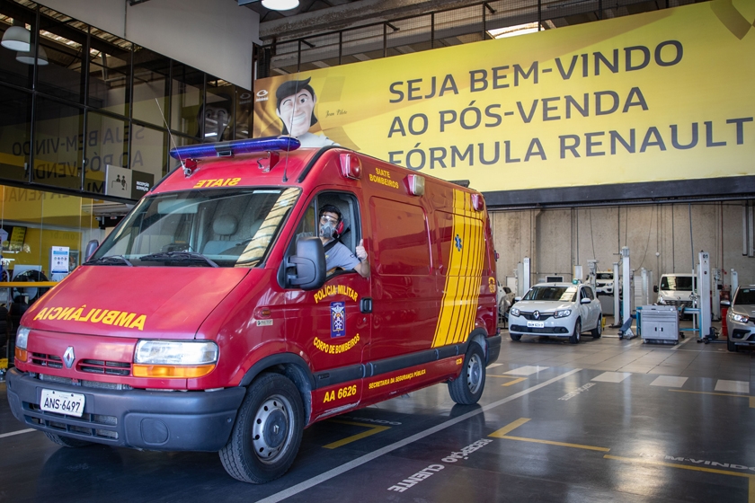 Renault do Brasil e a rede de concessionárias recuperam ambulâncias do Estado do Paraná