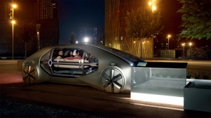 Renault EZ-GO, première mondiale du robot-véhicule conçu pour la mobilité urbaine partagée